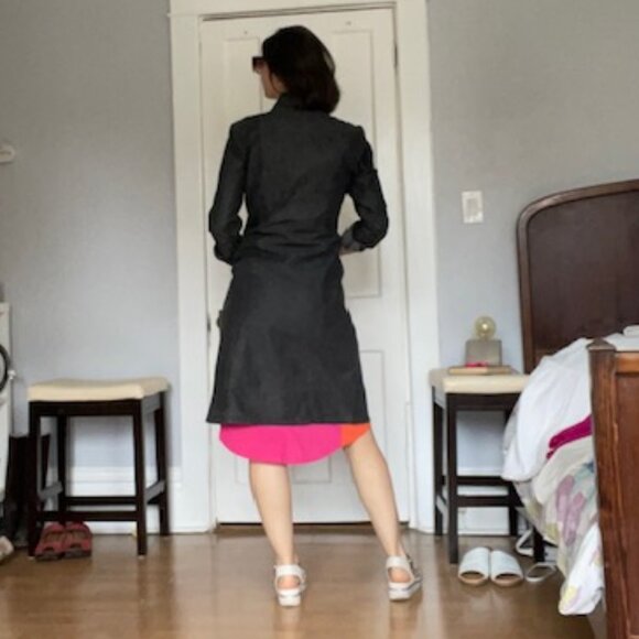 Long Denim Jean Jacket Jacob 90s - Picture 15 of 15